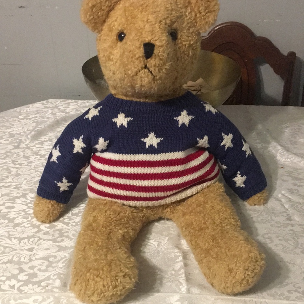 Vintage 1991 TY Patriot Bear